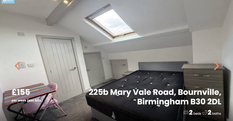 2-bed House, Bournville, Birmingham