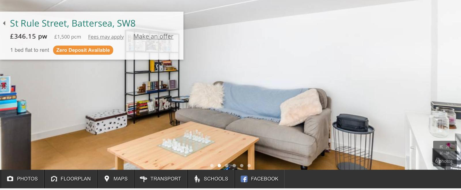 Flat 14, 1A St Rule St, Nine Elms, London SW8 3EH, photo 2 of 3