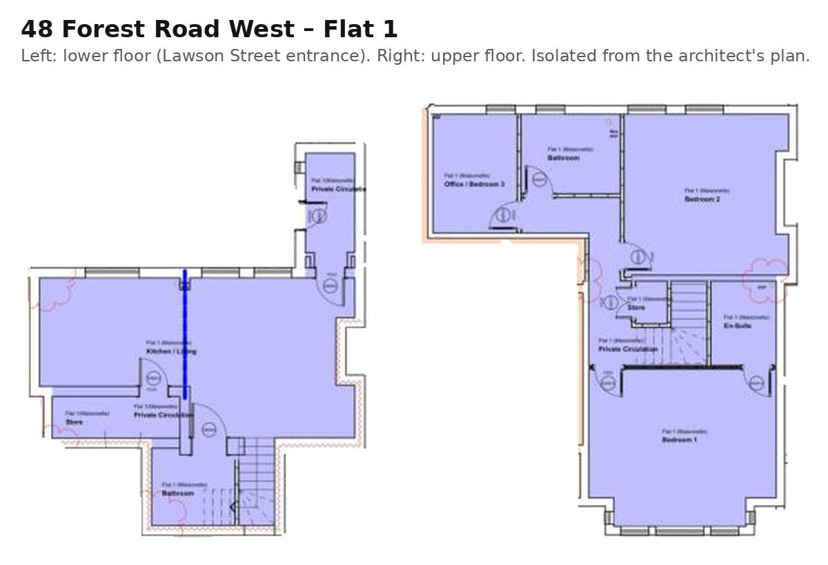 Flat 1, 48 Forest Road West, Nottingham NG7 4EQ, photo 3 of 5