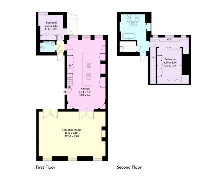 2-bed House Share, flat 1, 18Hertford St